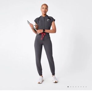 FIGS Gray Women's Scrub Jumpsuit